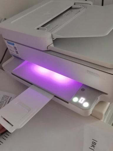 惠普打印机显示紫色怎么回事