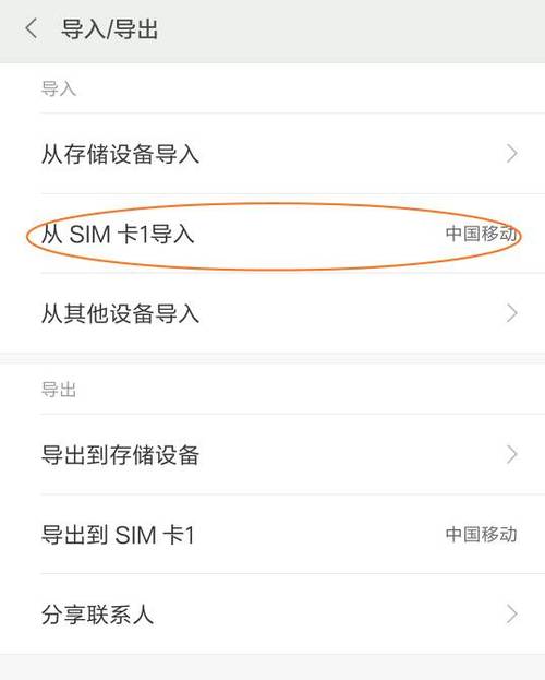 红米怎么把联系人导入手机卡图标