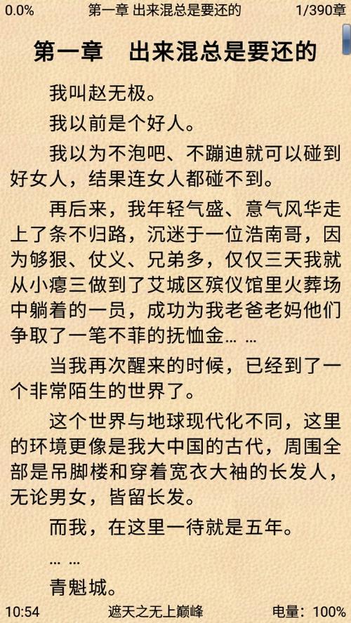 AA阅读器无广告小说