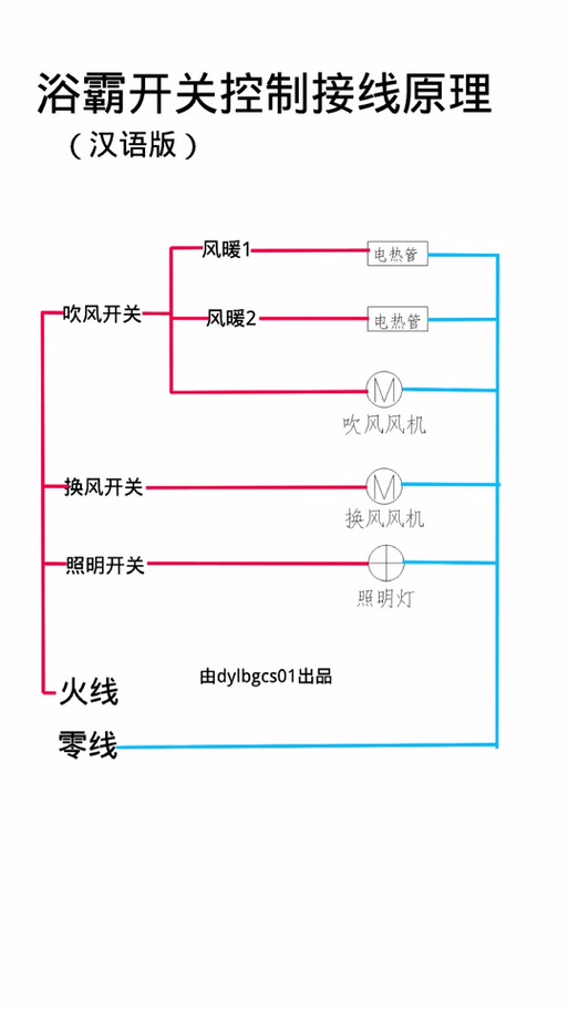 浴霸遥控器与接线图
