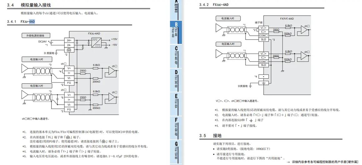 三菱PLC模拟量输入模块编程及使用方法