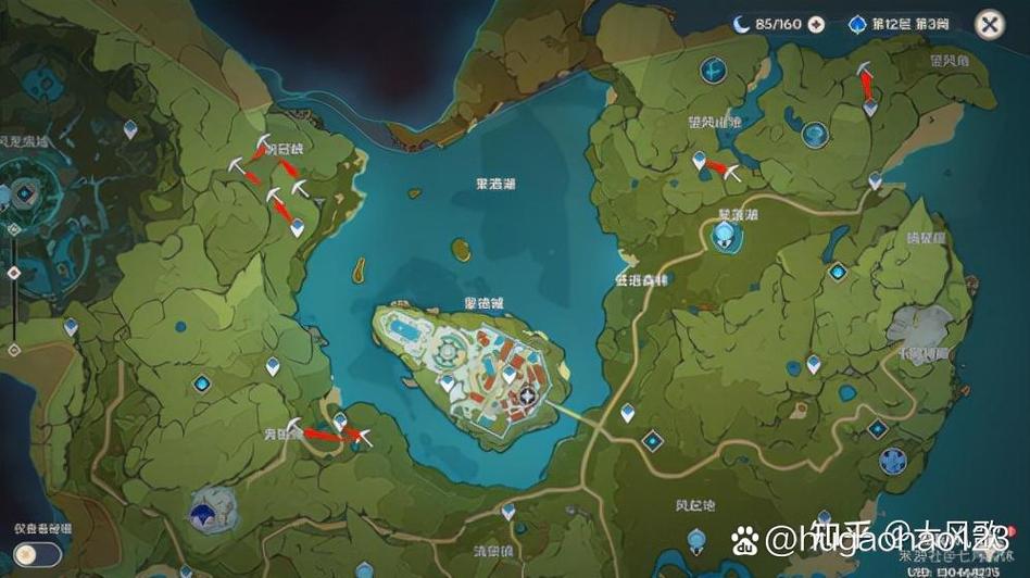 原神所有矿点