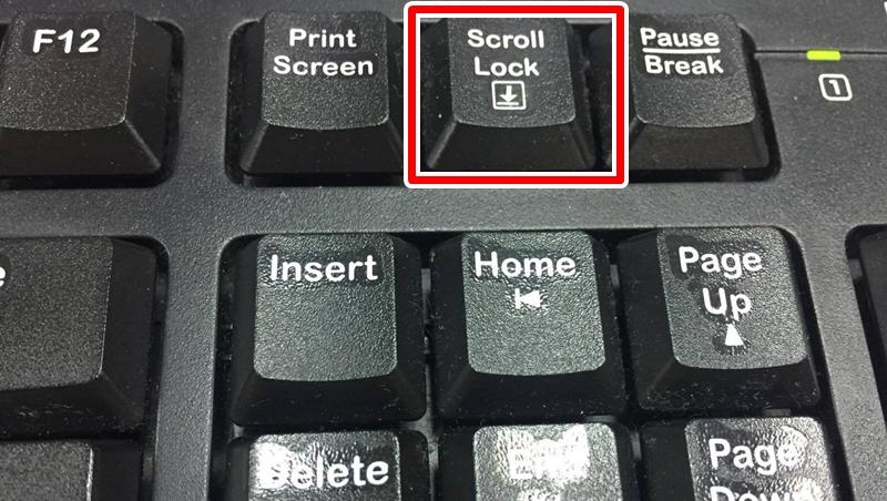 scroll lock 键的历史背景