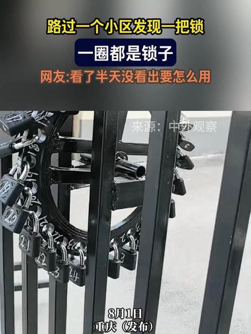 一个锁加个圈是什么