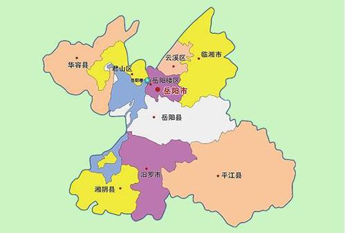 岳阳市有几个区图标