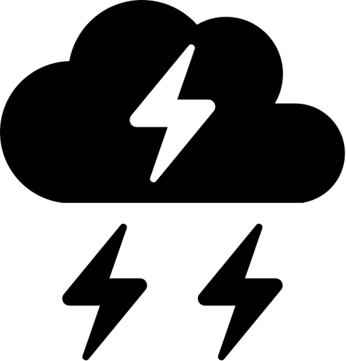 “雷”符号图标