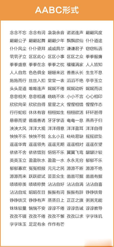 四字成语10000个最简单