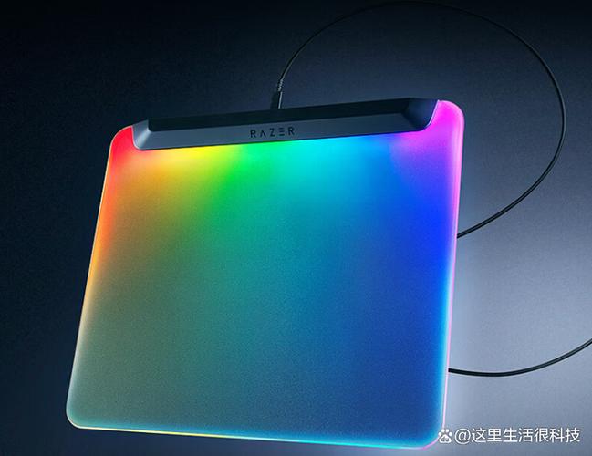 雷蛇带灯鼠标垫清洗