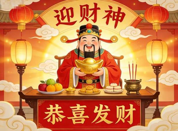 迎财神和接财神