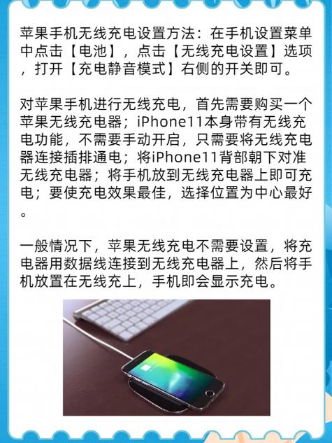 苹果无线磁力充电器怎么使用方法图标