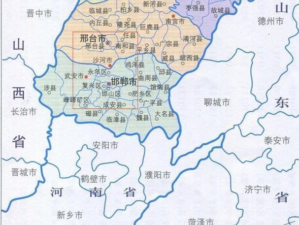 邯郸市地图全图