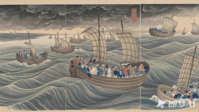海禁概念图标