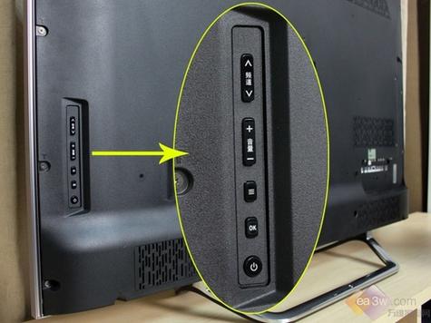 TCL电视上找不到开关