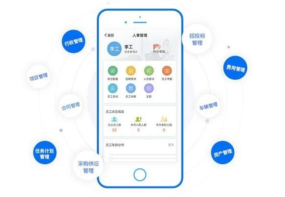 移动协同办公系统图标