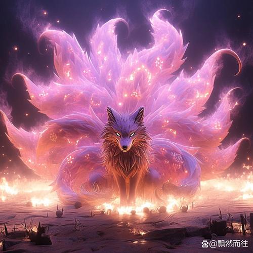 九尾狐狸正能量图片