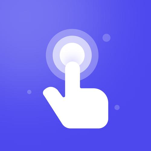 可滑动屏幕的连点器