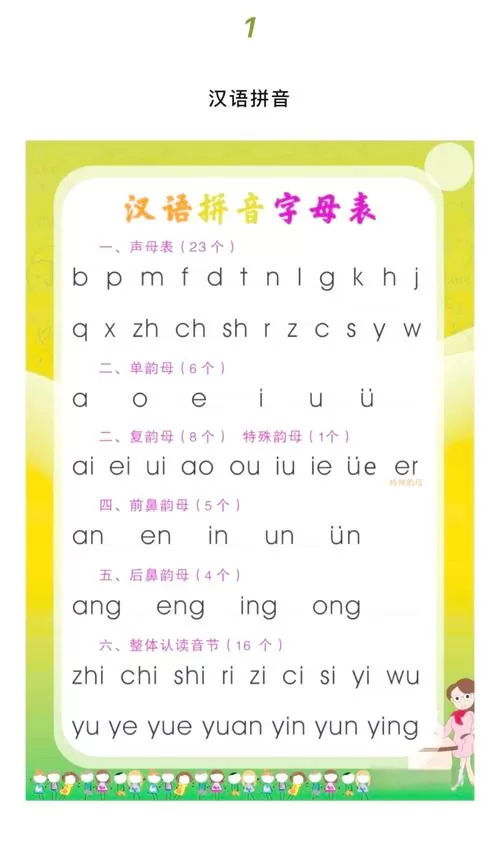 韵母攻略完整目录