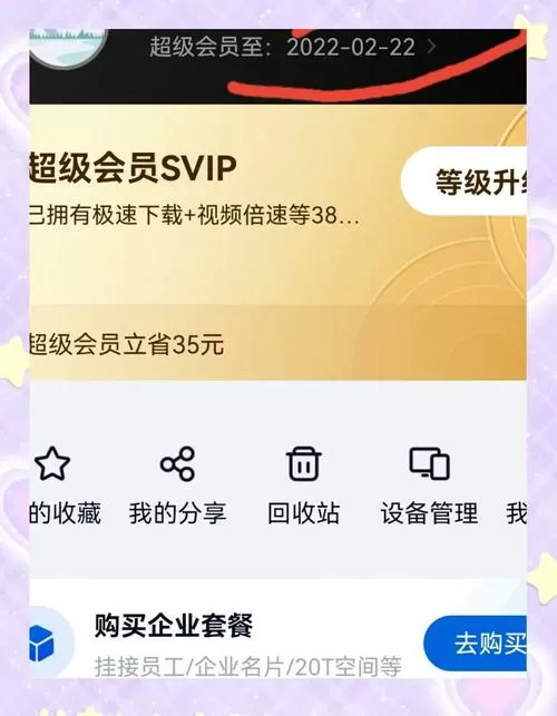 百度网盘自动续费断了图标