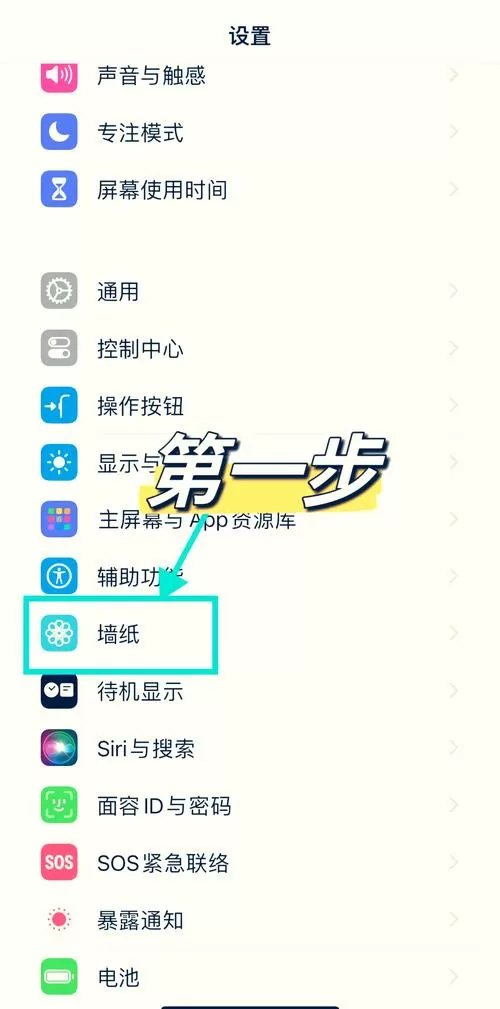 wallpaper手机怎么设置为中文图标