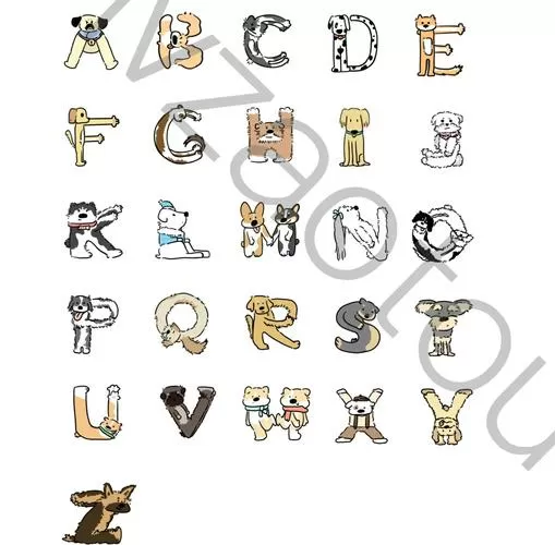 好看的英文字母组合