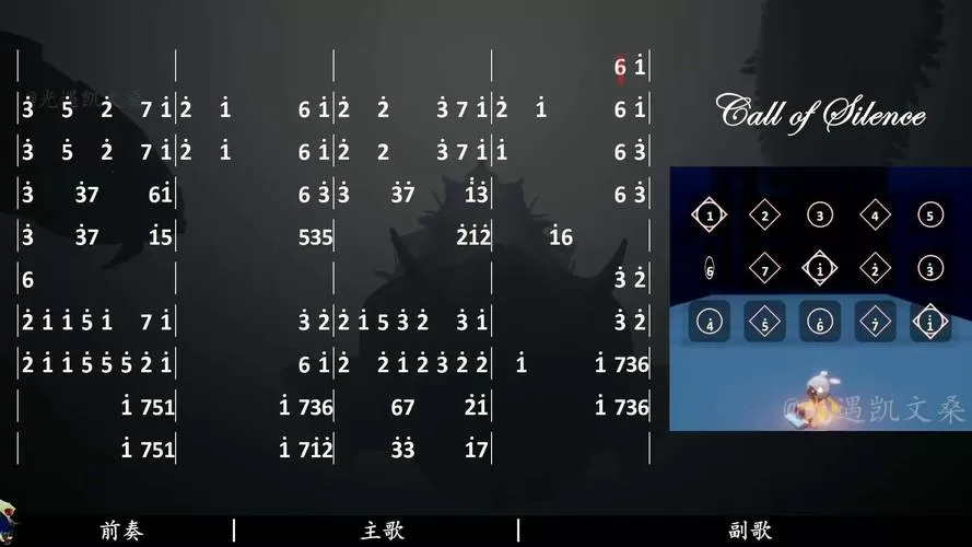 光遇琴谱数字辅助