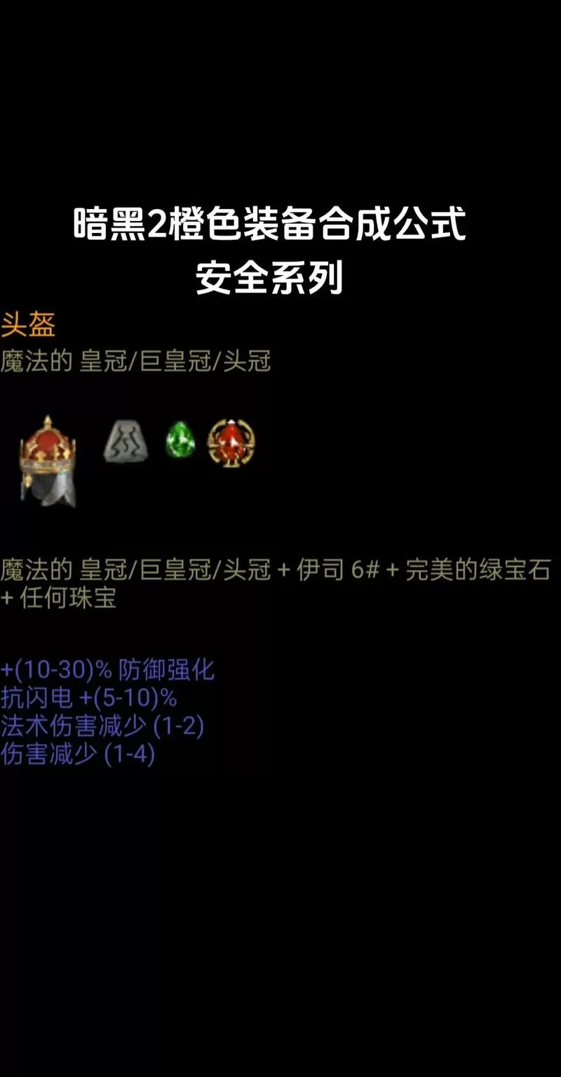 暗黑2装备升级公式图标