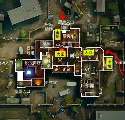 彩虹六号地图怎么看图标