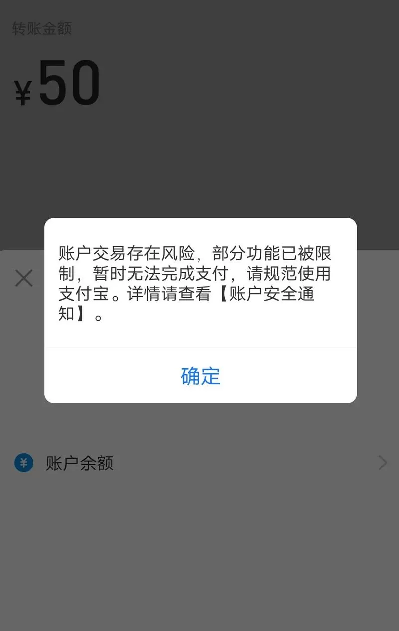 手机老是显示支付风险