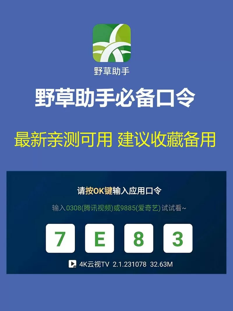 野草助手12用最新口令分享码图标