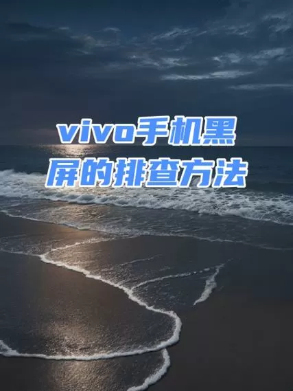 vivo手机黑屏不显示怎么办