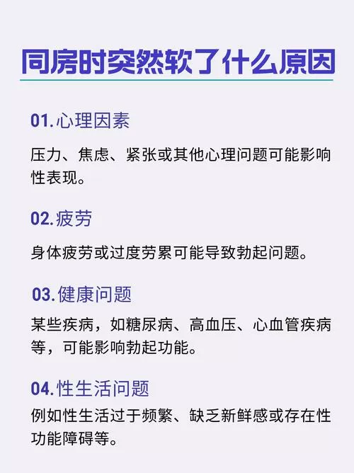 行房的时候突然软了怎么回事完整版