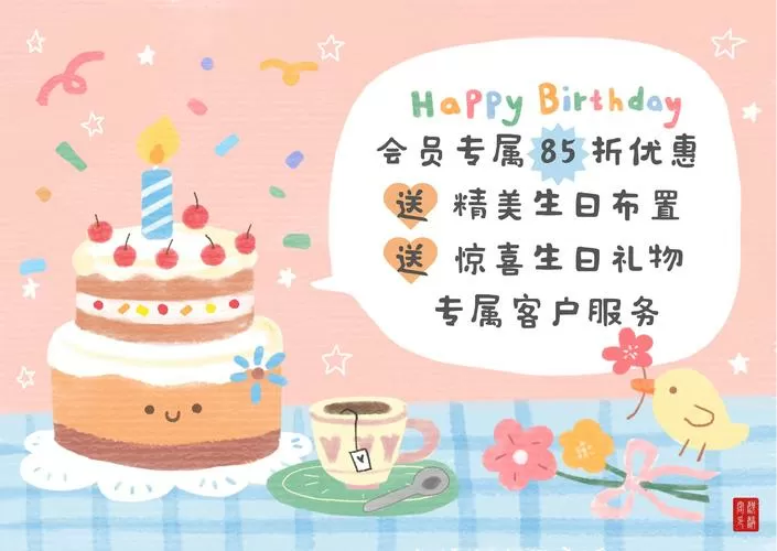 vip客户生日祝福语图标