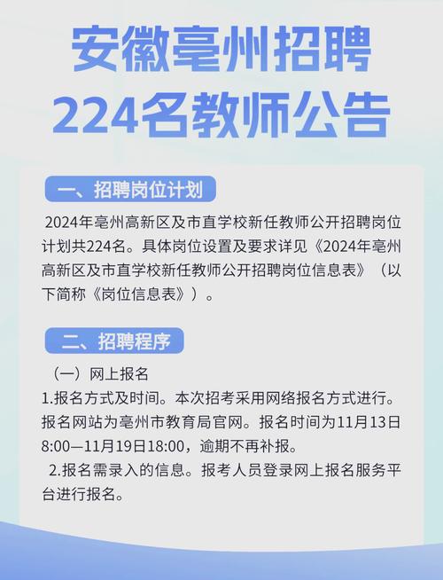 亳州市招聘网最新招聘