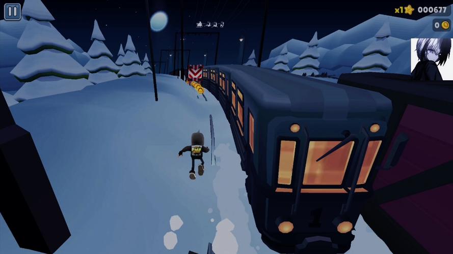 地铁跑酷雪地丝滑mod版无限次数版
