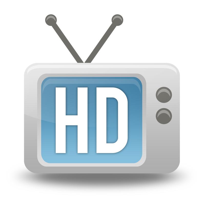 HD高清电视机TV图标