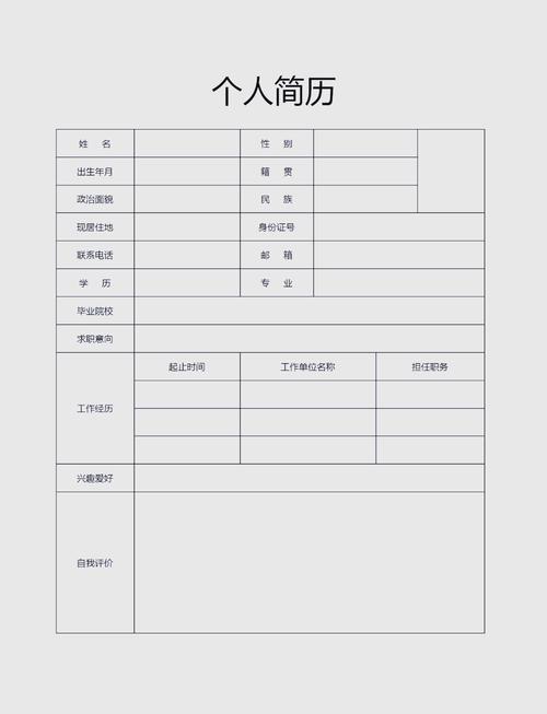 个人求职简历模板赚钱版图标