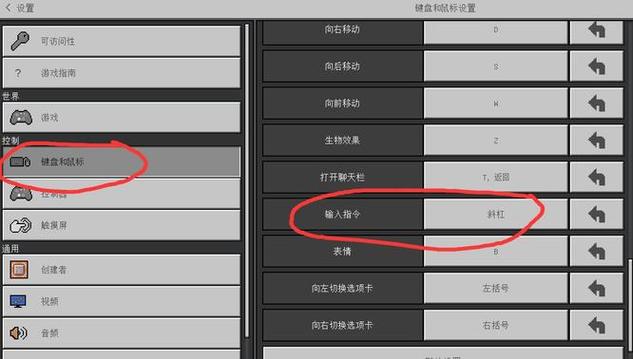 我的世界在哪输入指令