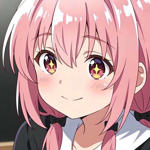 JK漫画APP粉头发小女孩头像图标破解版无限次数图标