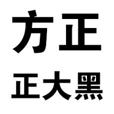方正大黑GBK下载图标
