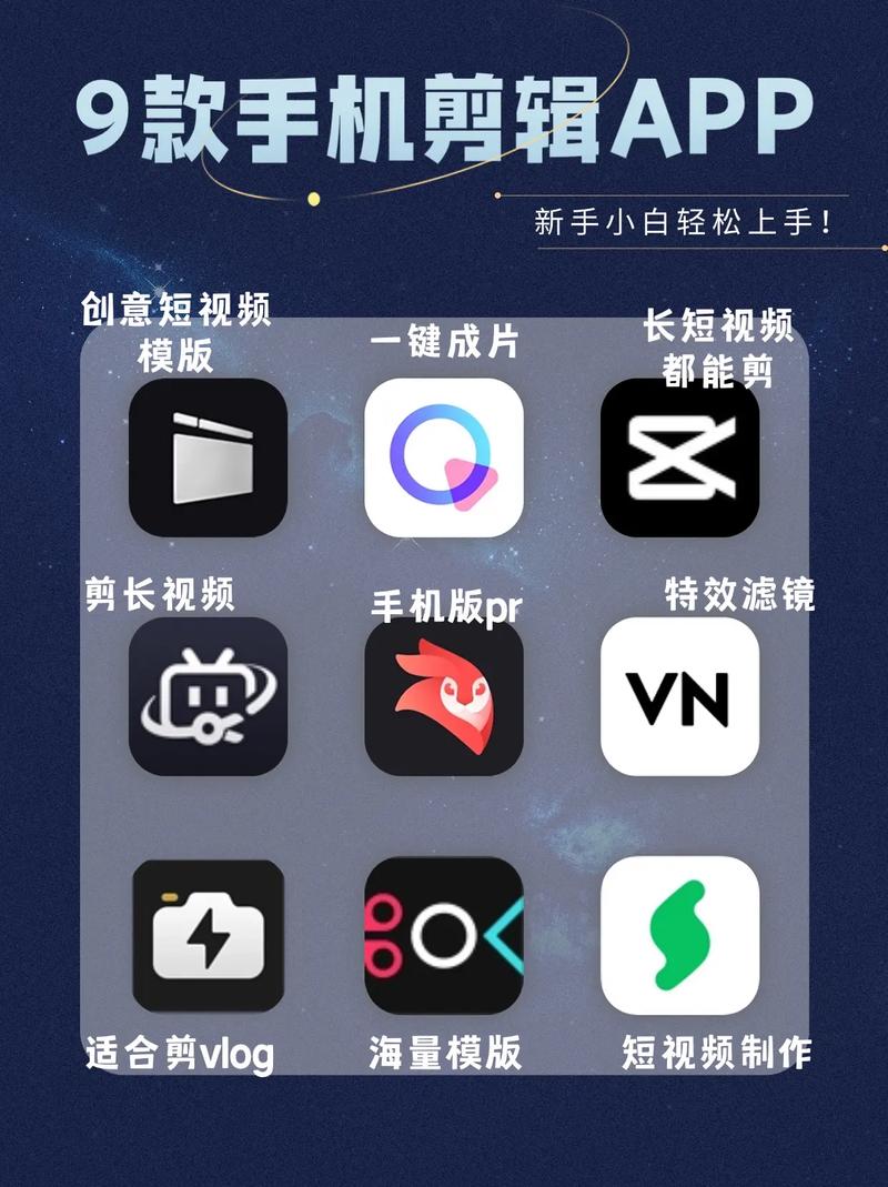 手机剪辑app中文版哪个最好