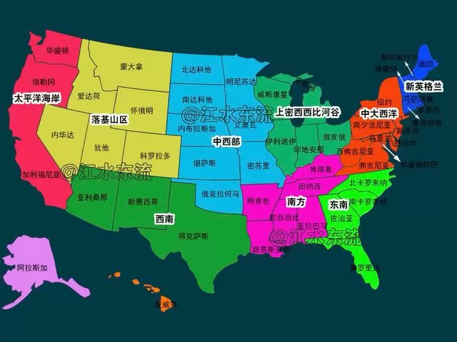 美国行政区划