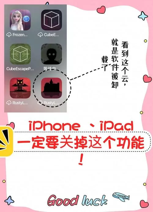 苹果手机有个软件卸载不掉怎么办图标