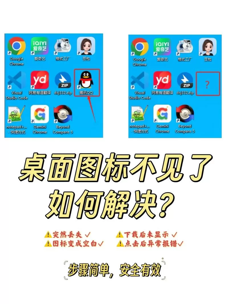 桌面找不到相册了图标
