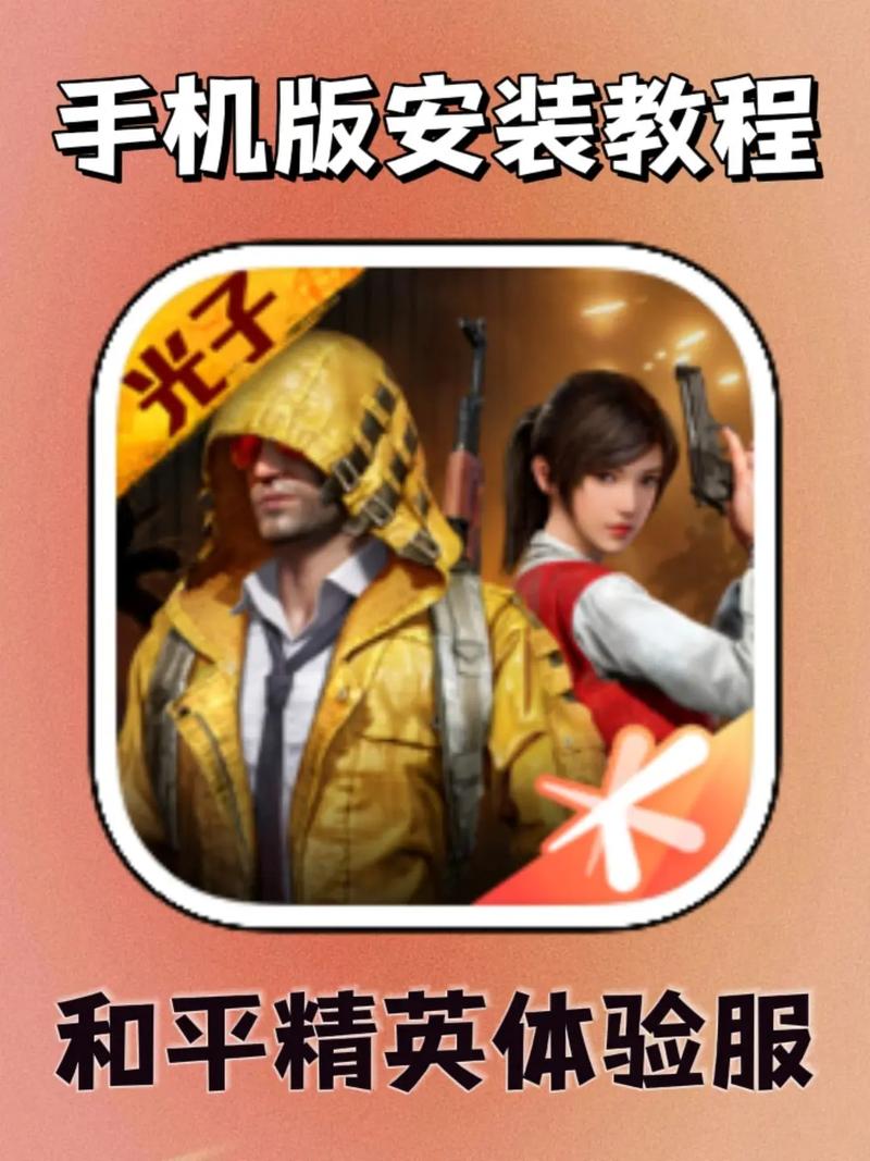 如何和平精英体验服手机版图标