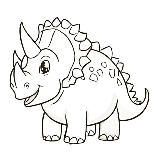 小学生简笔画恐龙手机在线观看图标