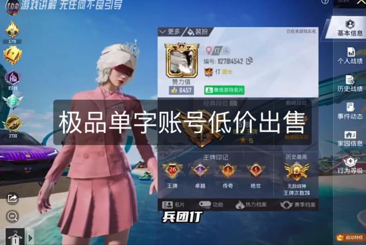 和平精英id单字生成器图标
