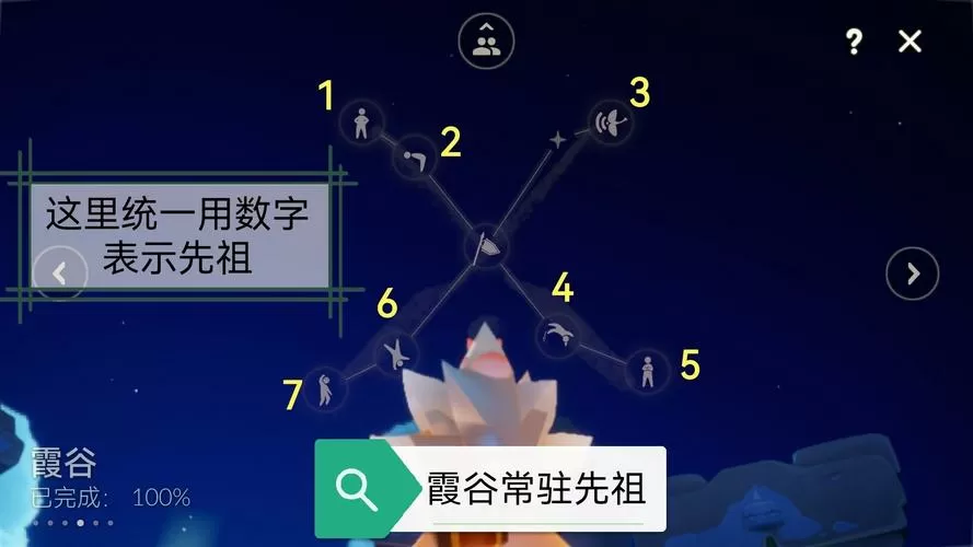 光遇先祖位置图标