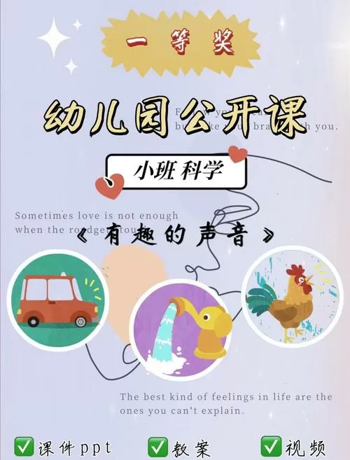 有趣的声音教案