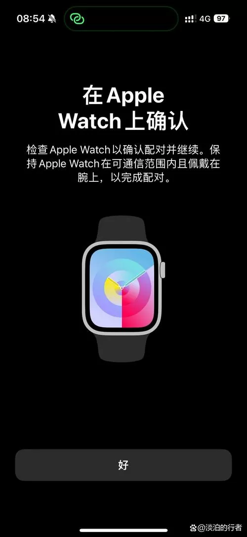 苹果手表配对更新很慢图标