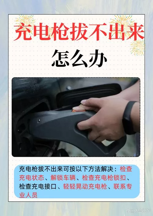 汽车充电枪拔不出来怎么办图标
